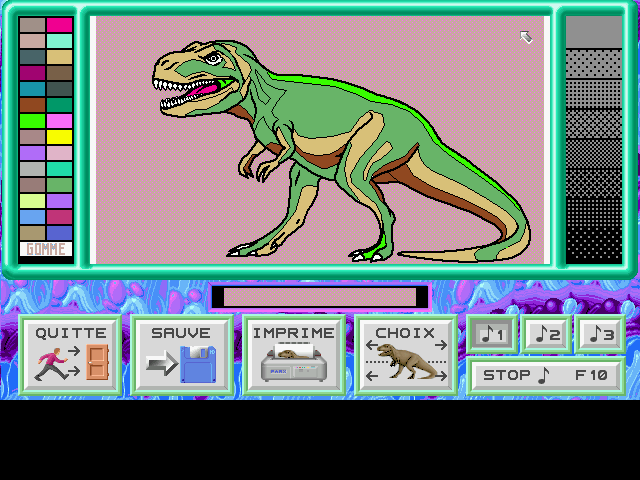Dinosaures (Les) [Falcon030] atari screenshot